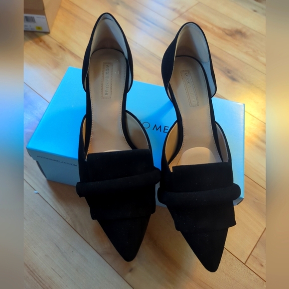 ANTONIO MELANI Shoes - Antonio Melani women's black suede heels
